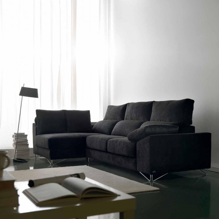 Sofa para espacios abiertos, modelo Estepona Open Sofá para espacios reducidos esquina