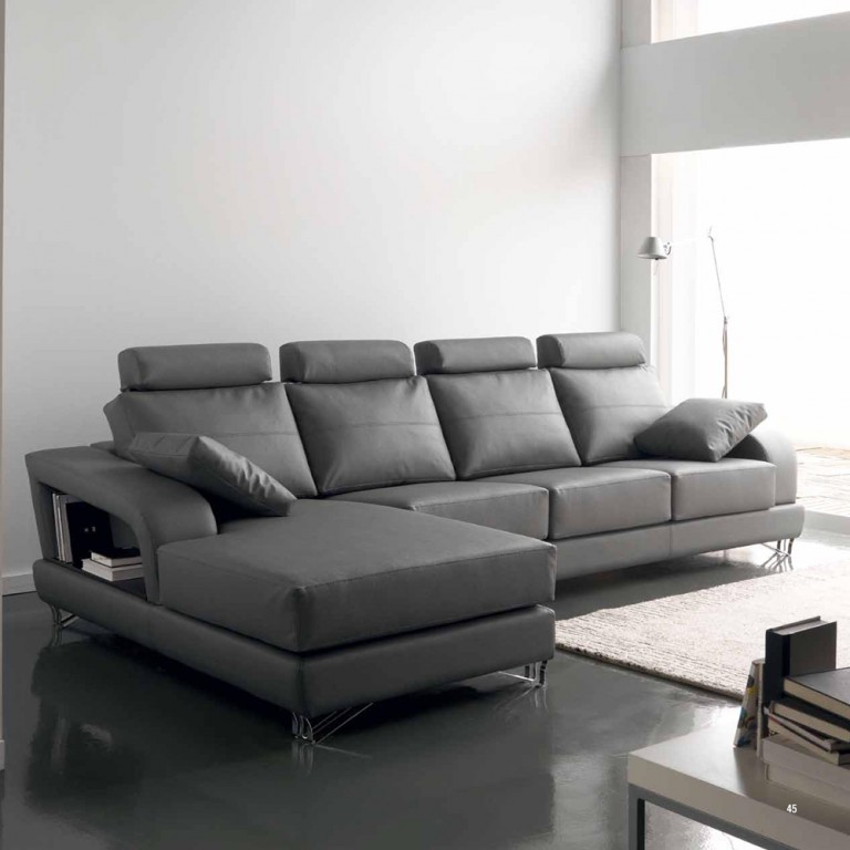 Sofá polivalente para integrar en cualquier contexto, modelo Estepona Multival Sofa multifuncional en piel
